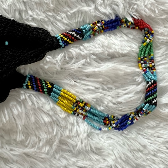 VINTAGE Sue Wong BodyCon knit dress with beads - Picture 10 of 12